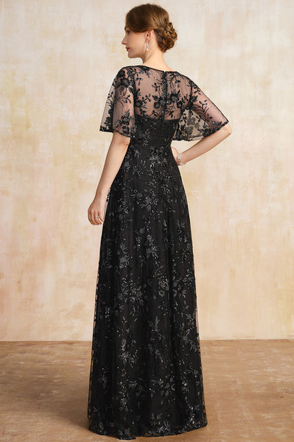 Robe Cérémonie Noire Élégante - gallery 5