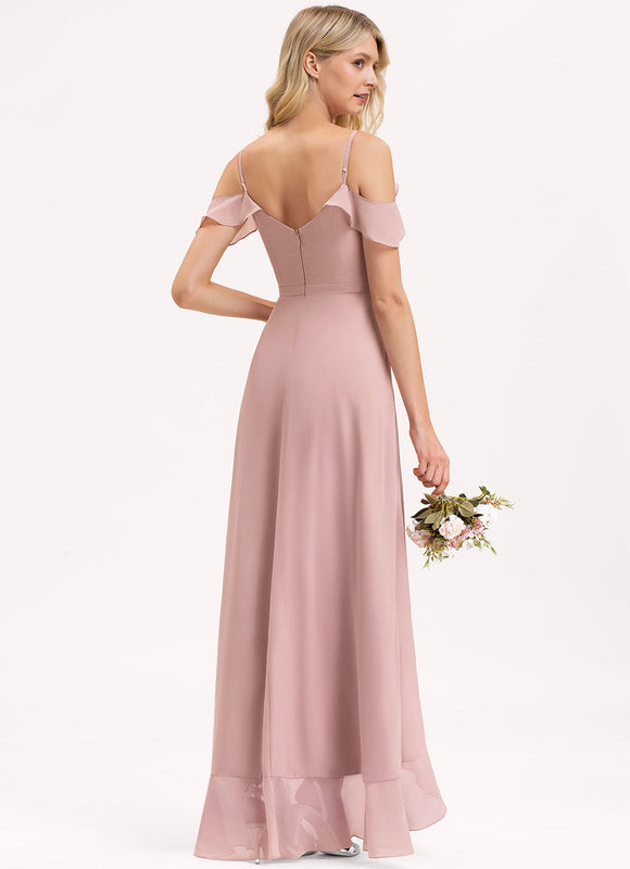Robe Cérémonie Fluide Marine Élégante - gallery 3