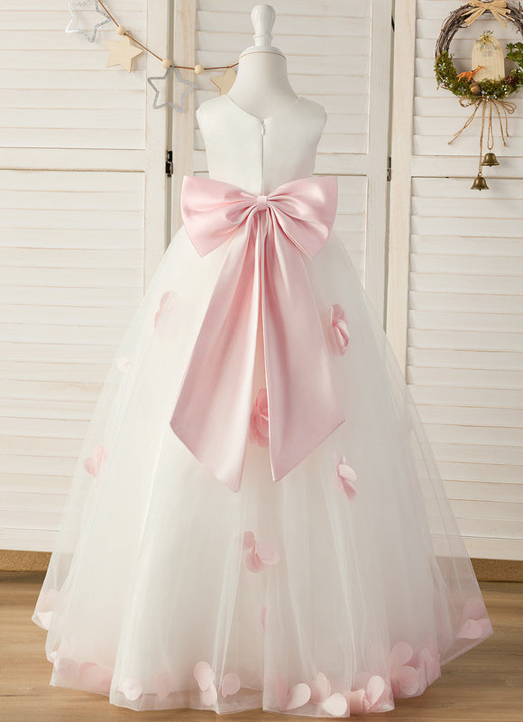 Robe Cérémonie Tulle Fleurie