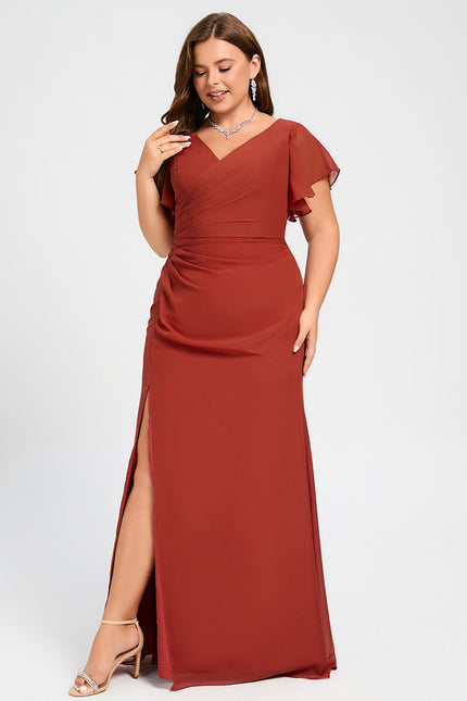 Robe Cérémonie Longue Volants Rose - gallery 7