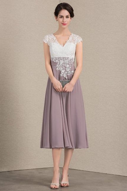 Robe Cérémonie Élegante Violet - gallery 2