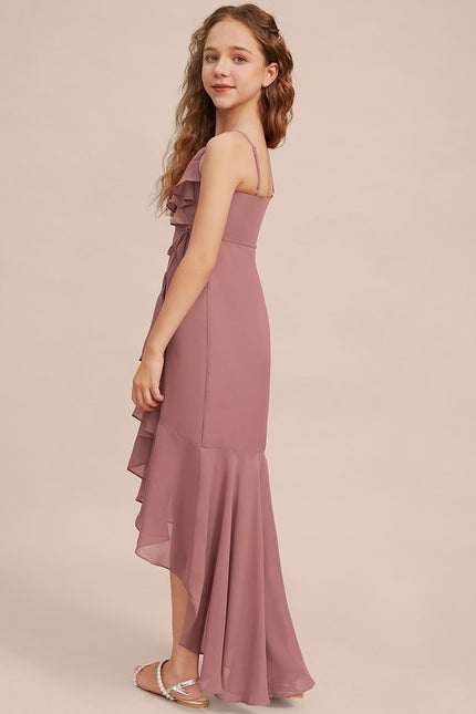 Robe Cérémonie Asymétrique Volants - gallery 3