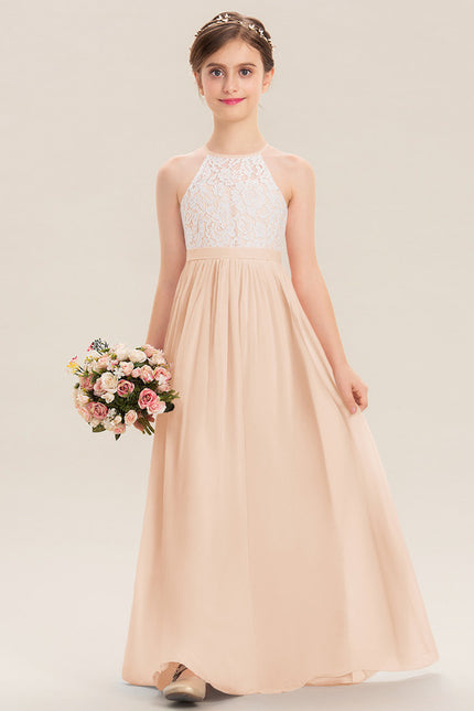 Robe Cérémonie Longue Rose Douce
