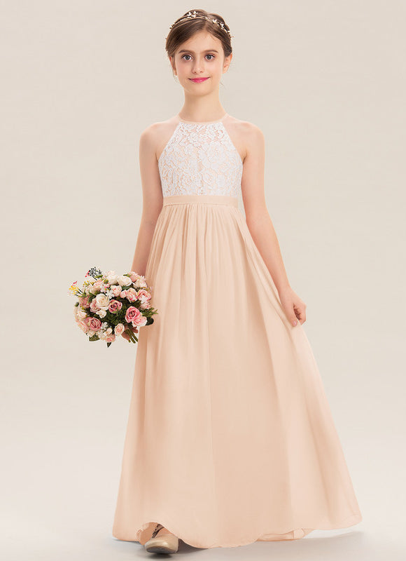 Robe Cérémonie Longue Rose Douce