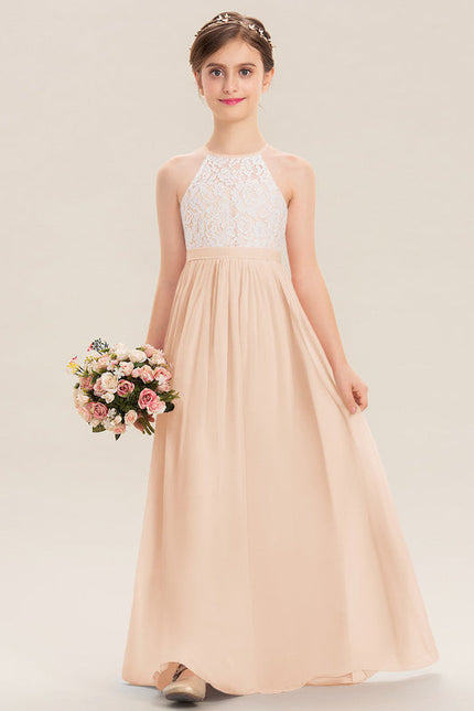 Robe Cérémonie Longue Rose Douce