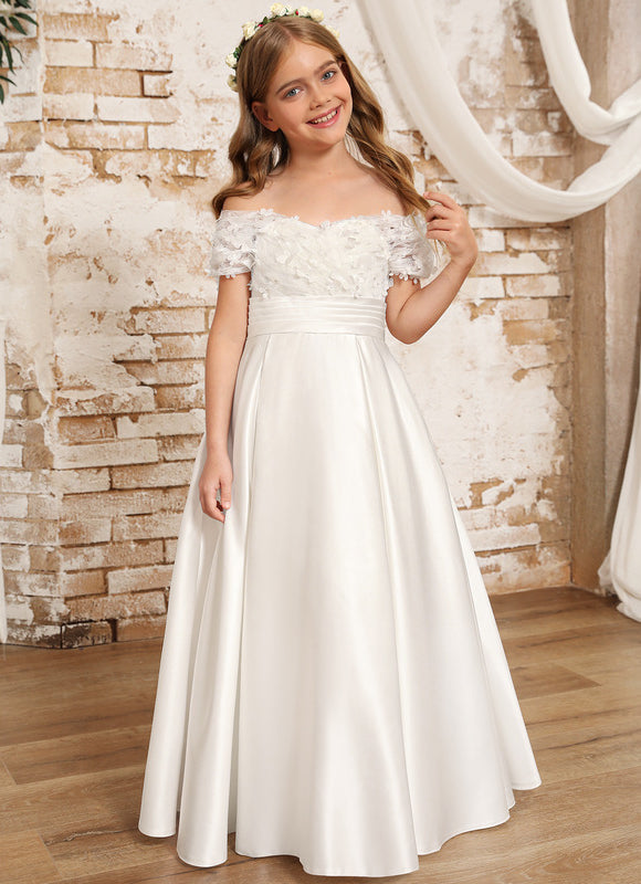 Robe Ceremonie Blanche Fille - gallery 8