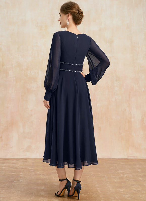 Robe Cérémonie Vaporeuse Bicolore Élégante - gallery 5