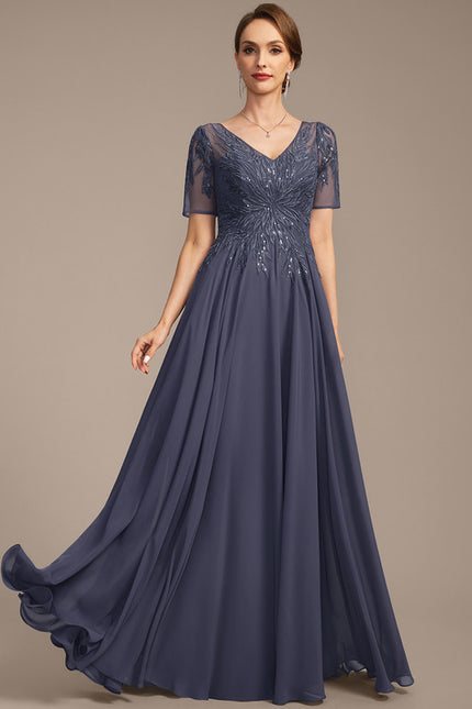 Robe Cérémonie Dentelle Perles - gallery 1