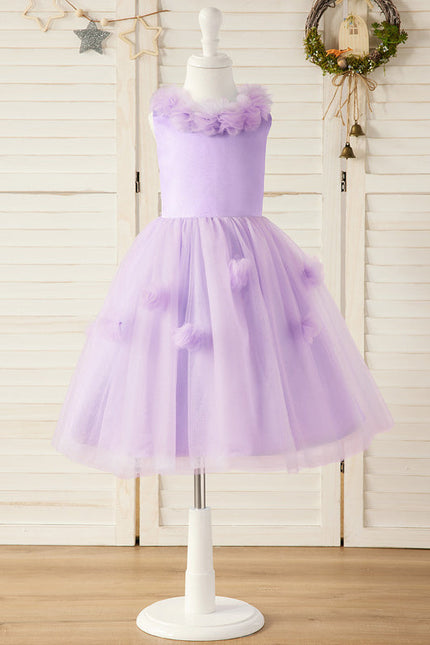 Robe Cérémonie Lavande Éclatante - gallery 8
