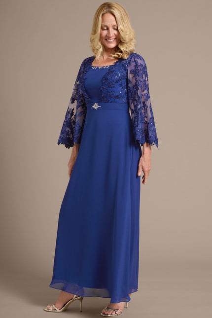Robe Cérémonie Bleue Élégante - gallery 4