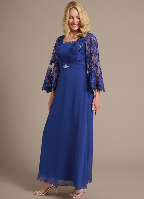 Robe Cérémonie Bleue Élégante - gallery 4