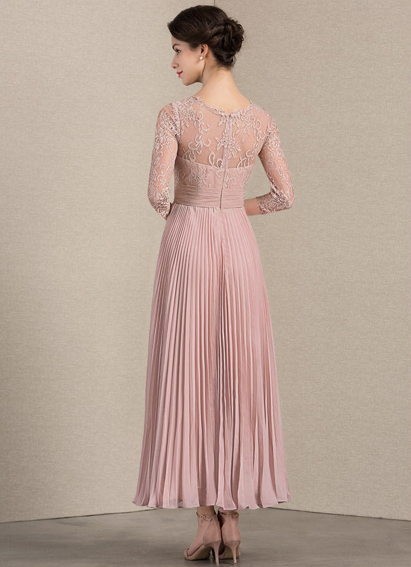 Robe Cérémonie Dentelle Plissée - gallery 4
