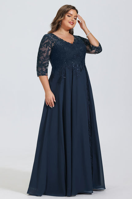 Robe Cérémonie Longue Bleu Royal - gallery 6
