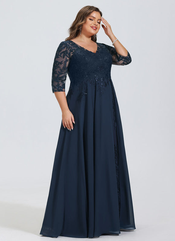 Robe Cérémonie Longue Bleu Royal - gallery 6