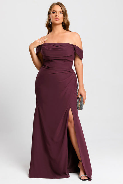 Robe Cérémonie Élégante À Décolleté - gallery 7
