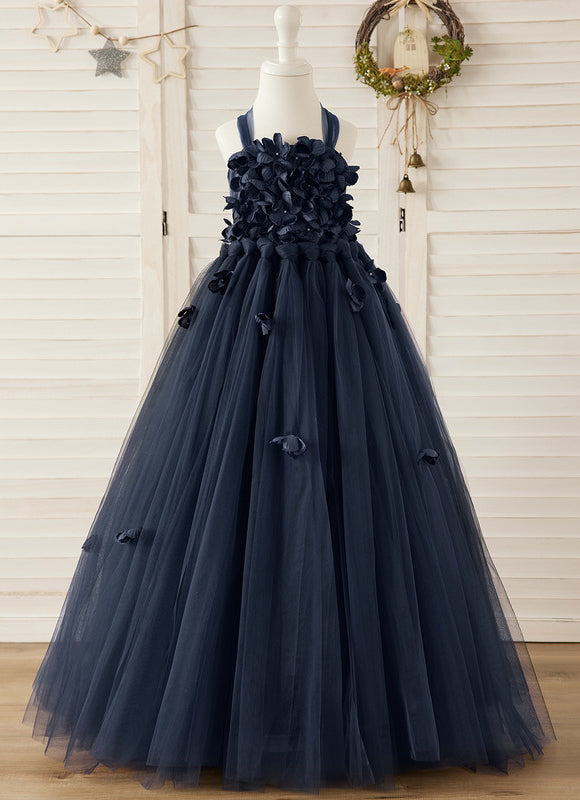 Robe Cérémonie Tulle Marine