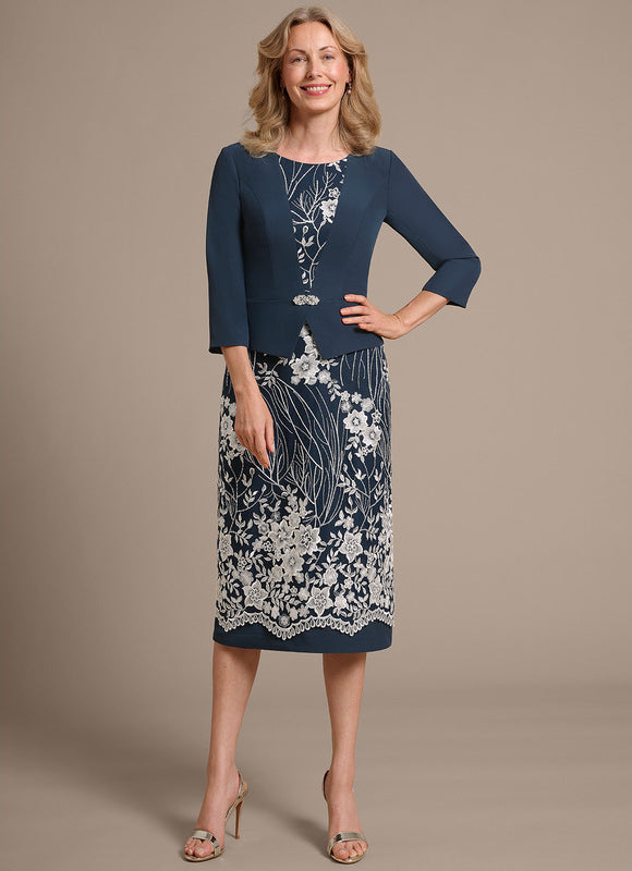 Robe Cérémonie Élégante Brodée