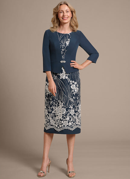 Robe Cérémonie Élégante Brodée