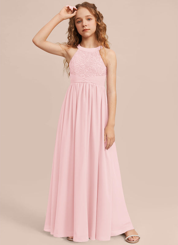 Robe Cérémonie Longue Rose Douce - gallery 6