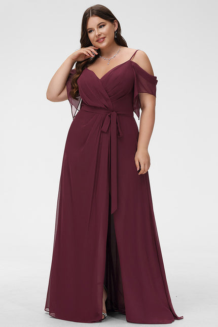 Robe Cérémonie Longue Volants Rose - gallery 9