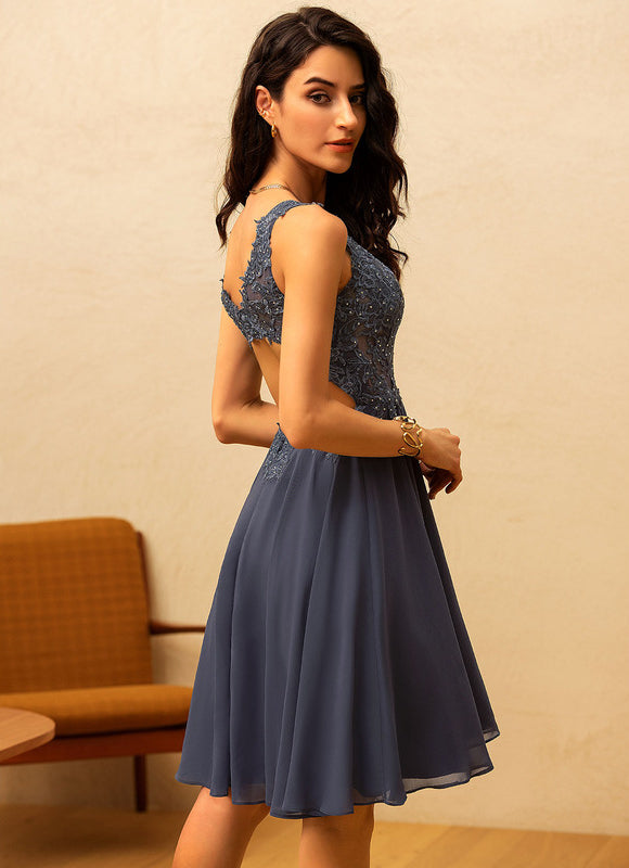 Robe Cérémonie Chiffon Brodée - gallery 2