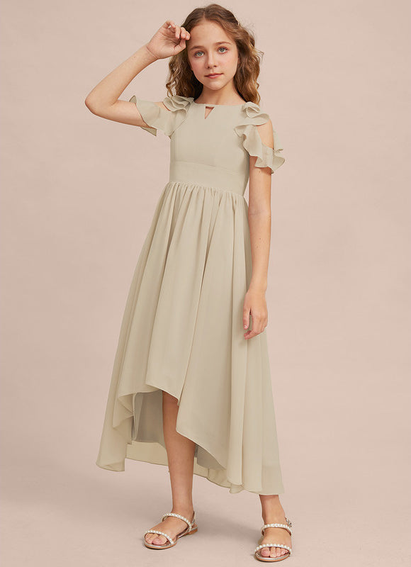 Robe Cérémonie Mousseline Marine - gallery 2