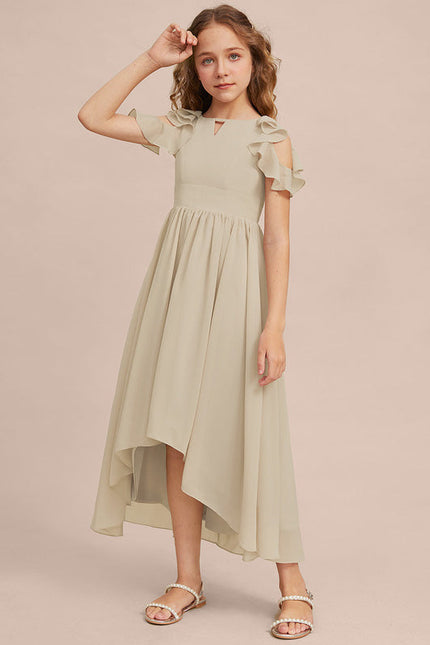 Robe Cérémonie Mousseline Marine - gallery 2