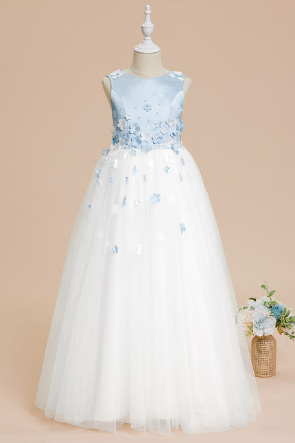 Robe Cérémonie Fleur Satinée