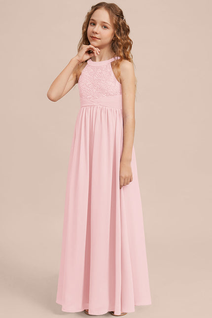 Robe Cérémonie Longue Rose Douce - gallery 5