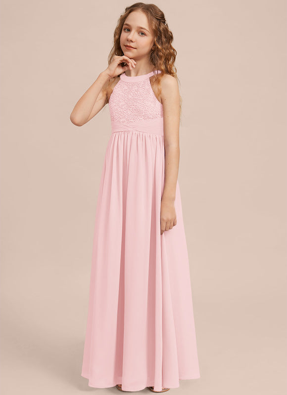 Robe Cérémonie Longue Rose Douce - gallery 5