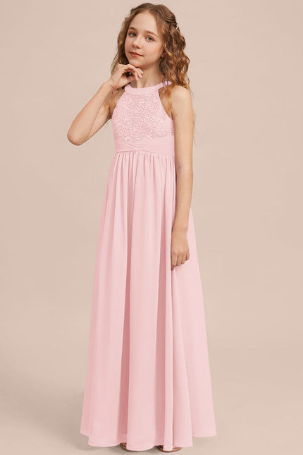 Robe Cérémonie Longue Rose Douce - gallery 5