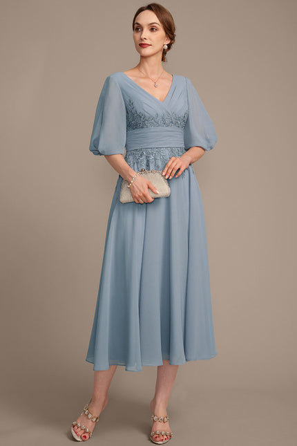 Robe Ceremonie Bleu Femme - gallery 5