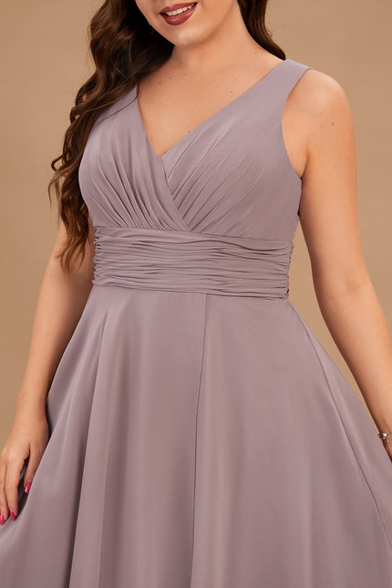 Robe Cérémonie Fluide Marine Élégante - gallery 9