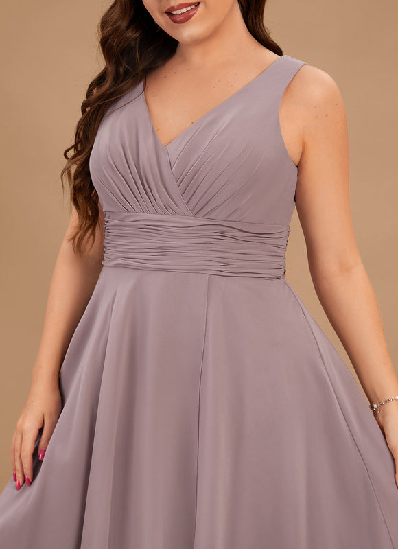 Robe Cérémonie Fluide Marine Élégante - gallery 9