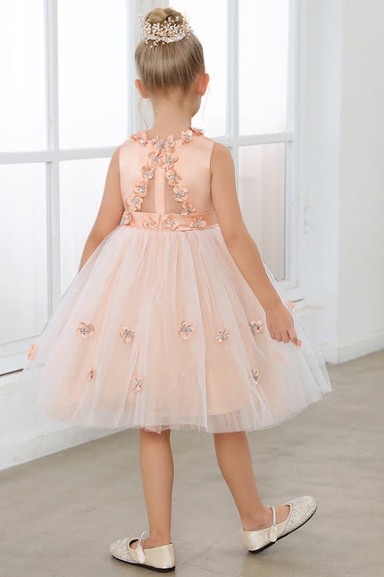 Robe Cérémonie Satinée Florale - gallery 3