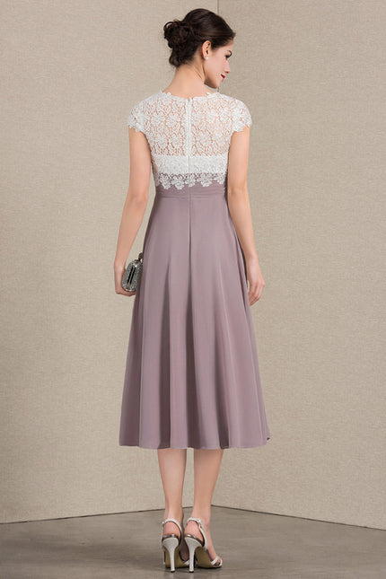 Robe Cérémonie Élegante Violet - gallery 4