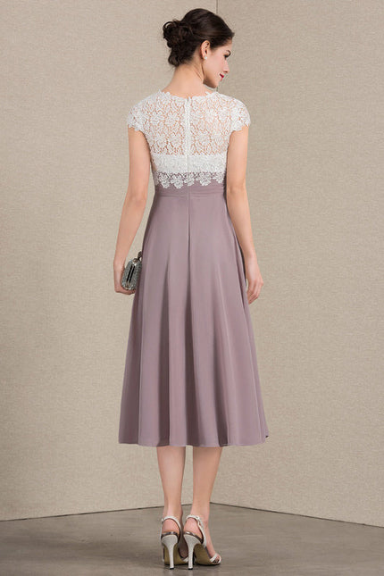 Robe Cérémonie Élegante Violet - gallery 4