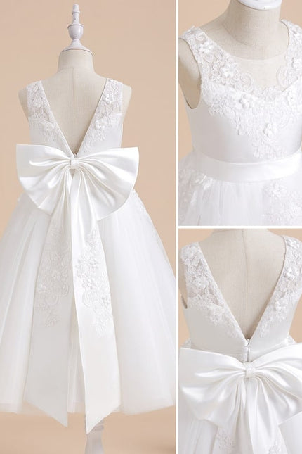 Robe Cérémonie Fleurie Étoilée