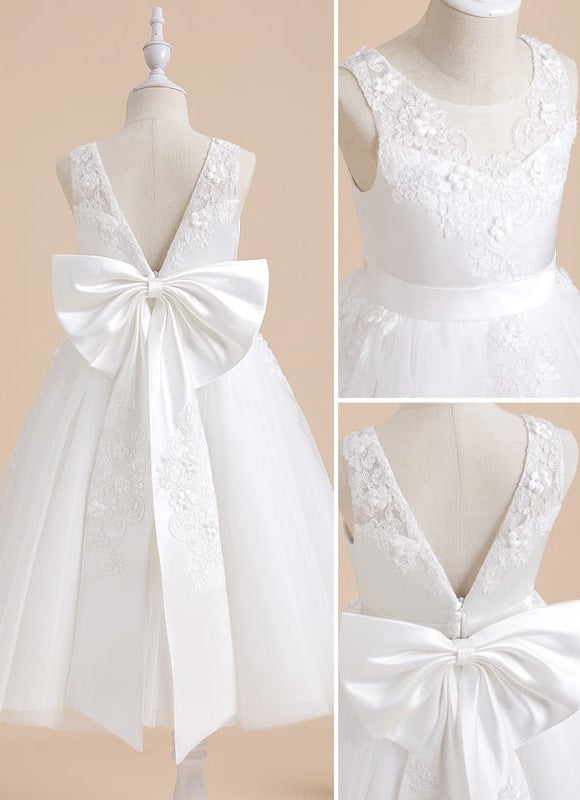 Robe Cérémonie Fleurie Étoilée