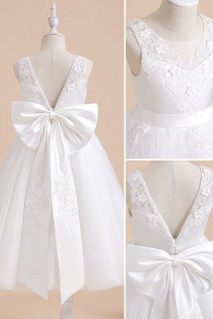 Robe Cérémonie Fleurie Étoilée