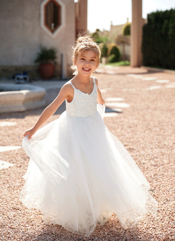 Robe Cérémonie Enfant Nuageuse