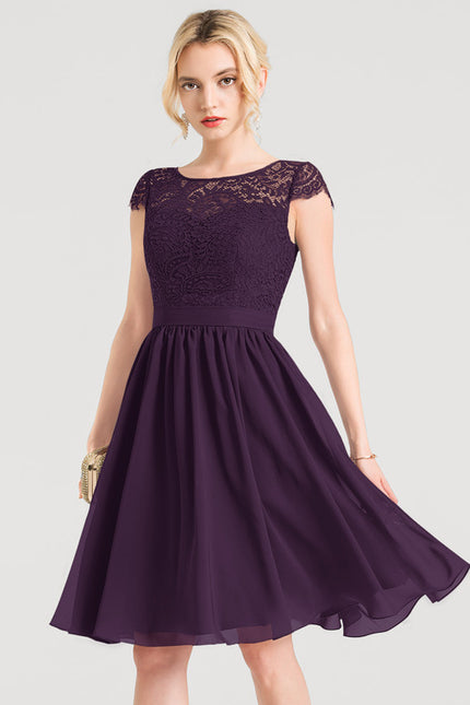 Robe Cérémonie Violet Élégant - gallery 8