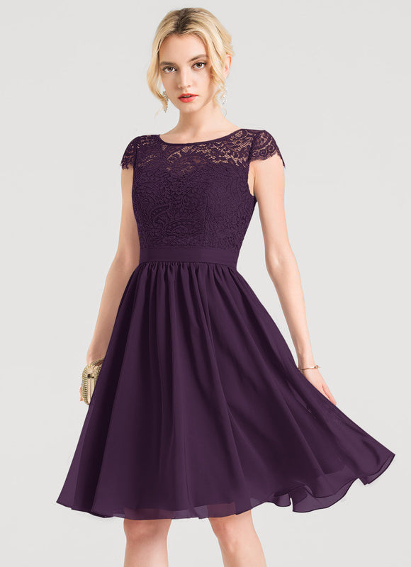 Robe Cérémonie Violet Élégant - gallery 8