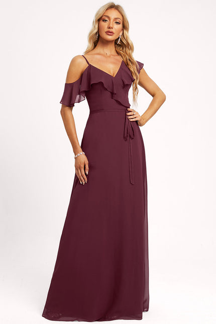 Robe Cérémonie Bourgogne À Volants