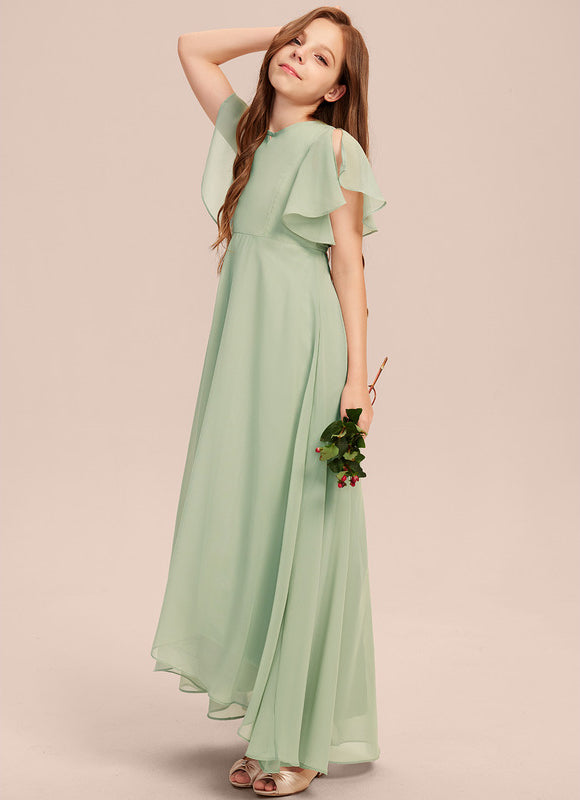 Robe Cérémonie Mousseline Marine - gallery 1