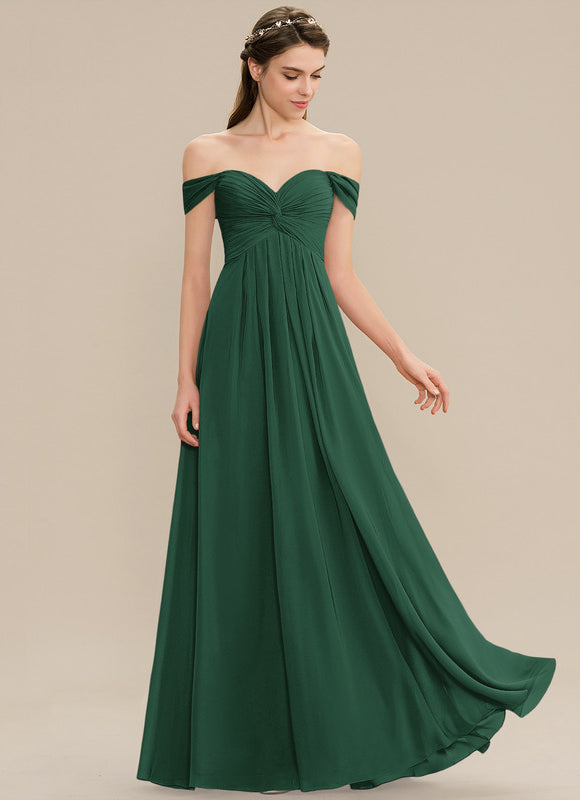 Robe Cérémonie Élégante À Décolleté - gallery 4