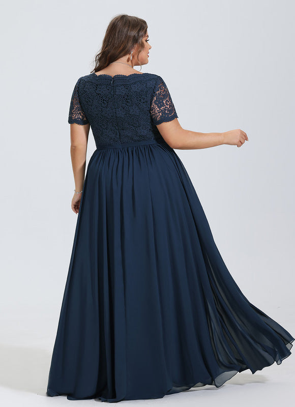 Robe Cérémonie Longue Rose Élégante - gallery 6