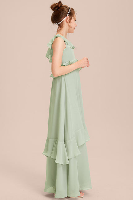 Robe Cérémonie Volants Bordeaux - gallery 1