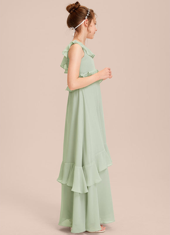 Robe Cérémonie Volants Bordeaux - gallery 1