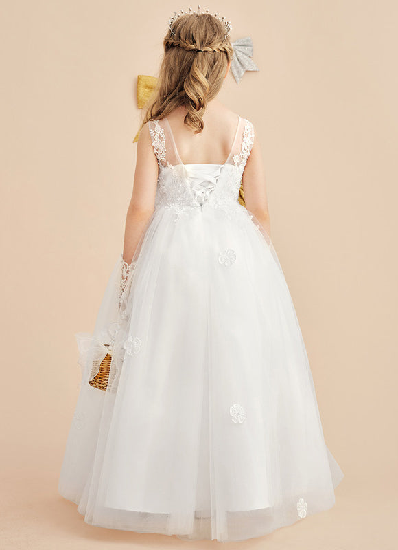 Robe Cérémonie Tulle Navy Floral - gallery 2